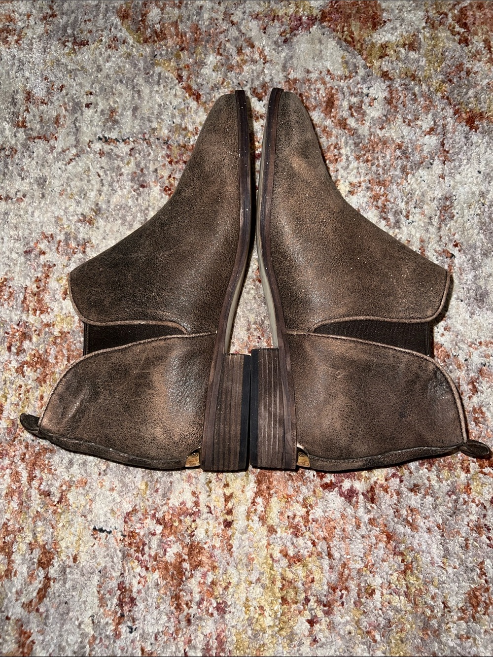 Michael Kors Brown Suede Slip-On Boots - Picture 6 of 9